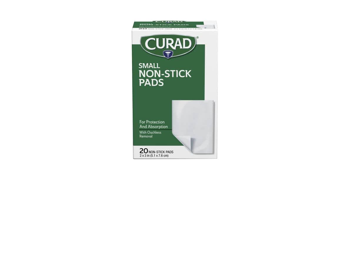CuradCurad Non-Stick Pads, 20 Each