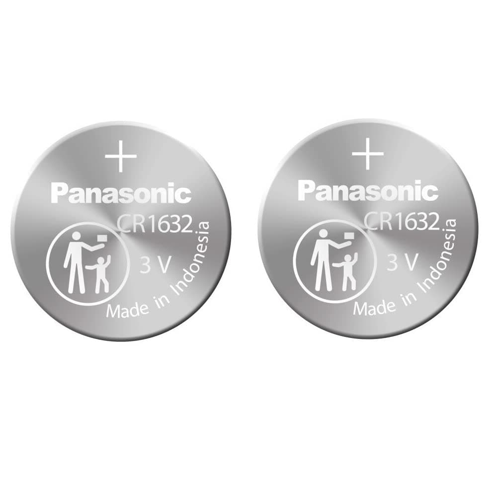 Battery - 2 PACK- CR1632 3V 3 Volt Lithium Coin Size Battery
