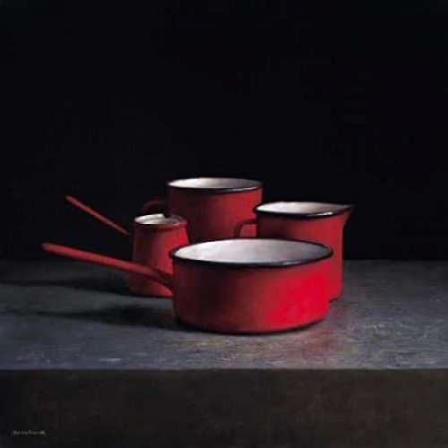 Pots and pans I Poster Print by Jos van Riswick (12 x 12)