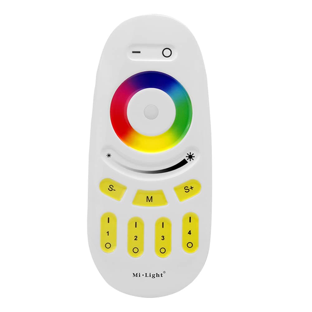 Mi.Light RGBW Remote 2.4G 4-Zone Full Touch LED Controller(Batteries not included) For Milight RGBW LED Bulb,Downlight,RGB/RGBW Strip Lights Controller Receiver Box FUT037 FUT038