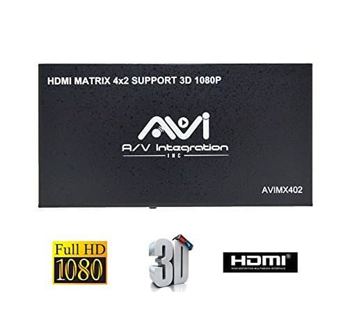 AVHSHOP HDMI Matrix (HDMI Matrix 4x2)