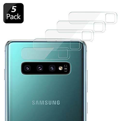 Elebase Galaxy S10/S10 Plus Camera Lens Tempered Glass Protector(5 Pack), Anti-Scratch Ultra Thin Transparent Clear HD Camera Lens Protective Glass Protector for Samsung Galaxy S10/S10 Plus