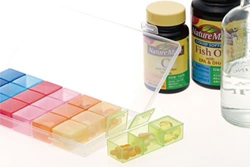 YAMADA 9 Compartments Pill Case / Organizer Mini Box