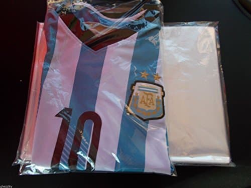 100 9 x 12" Poly Clear Plastic T-Shirt / Apparel Bags 1 Mil 2" Back Flap Lock