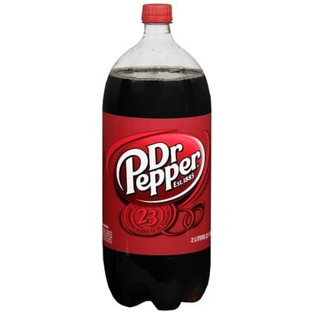 DR PEPPER SODA 2 LITER BOTTLE