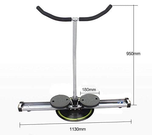 ComMax Thigh Glider Squat Machine Leg Master 360 Degree Circle Glide Power Press Push up Machine - The Perfect Chest Workout Training System