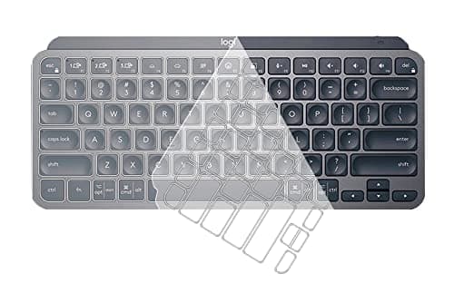 Ultra Thin Desktop PC Silicone Clear Keyboard Cover Skin Protector Compatible with Logitech MX Keys Mini Minimalist & Mac Minimalist Wireless Illuminated Keyboard (NOT for Other Desktop Keyboards)