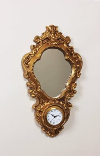 New Haven Baroque Clock with Mirror