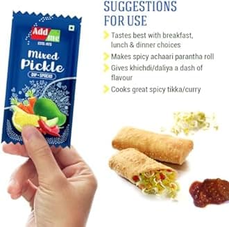 Add me Mixed Pickle Sachet 48, Mix achar Pickles 12g each chotu catering pack 576grams