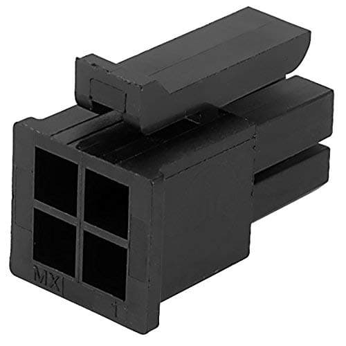 Micro-Fit 3.0 dual row (4 Circuits) Male & Female receptacle plug, w/Terminal sockets, (Pack of 5 Set)