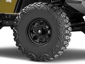 8 Matte Black Wheel; 15x8; -20mm Offset Compatible for 97-06 Jeep Wrangler TJ