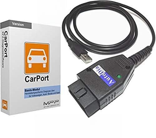K509 with CarPort Software Basic Module KKL + CAN USB Diagnosis Interface for VW Audi Seat Skoda