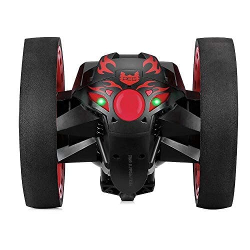KINGBOT Jumping Car, Wireless Remote Control Stunt Car with 2.4Ghz and LED Headlights Double Sided Tumbling and Extreme High Speed Rotating