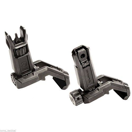 Pro Offset Iron Sights Angled 45 Degree BUIS Front and Rear Sight Set MBUS MAG525 MAG526