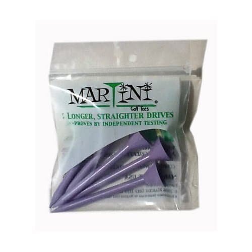 Martini Golf Tees 3.25-Inch Tees, Lavender, 5-Pack