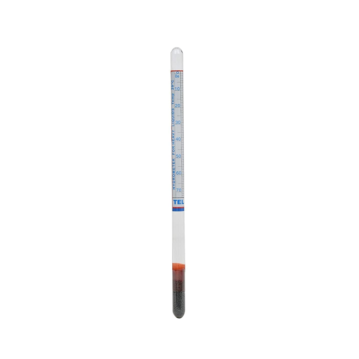 Bello Hydrometer for Measuring Specific Gravity Heavy Liquid density (Measurement Range, 1000-2000) - Pack of 2 for school collage chemistry lab laboratory