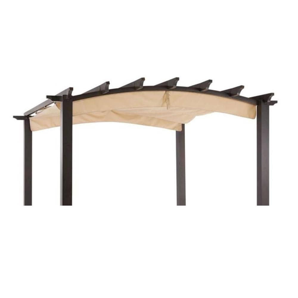 Garden Winds Durable 350 Replacement Canopy Top Compatible with Arched 9' x 9' Pergola Model GFM00469A - Beige