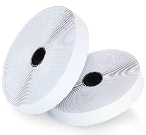 ABSOFINE10M Self Adhesive Hook and Loop Strip Tape Set Sticky Back Fastening Tape