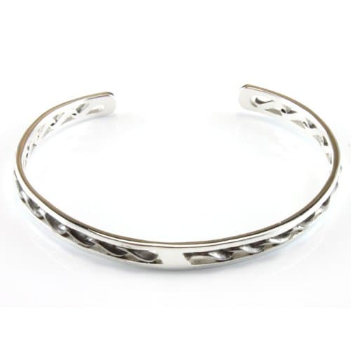 Sterling Silver Black Rh Plated Bracelet