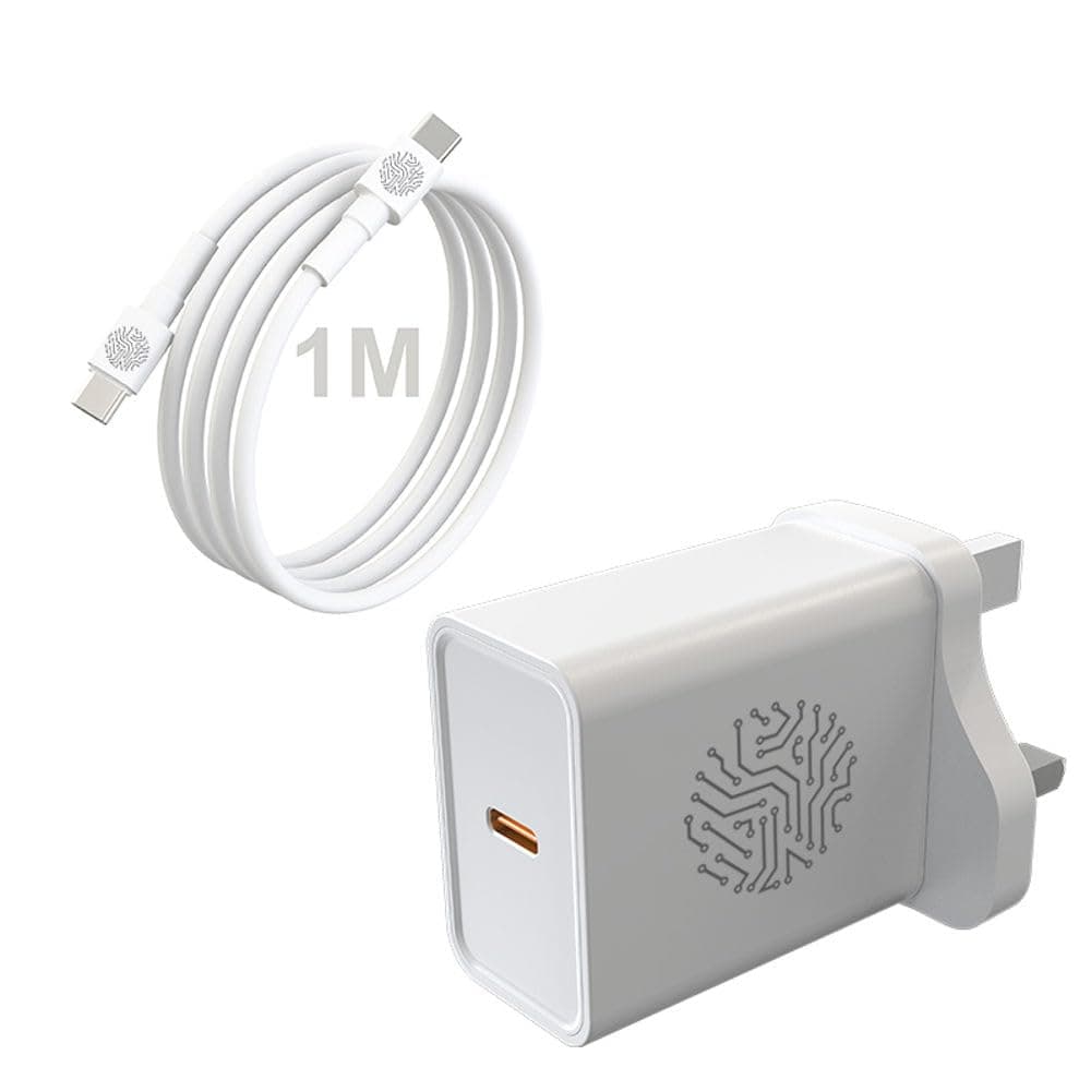 20W USB-C Charger | Quick Charging for iPhone 15/16/17, iPad & Pixel devices.