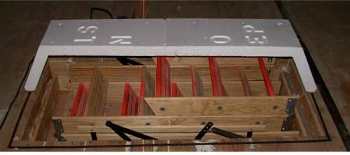 Attic Stair Cover Insulating and Magnetically Sealing Your Pull-down Stairs