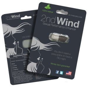 2nd Wind (TM) Male Performance Enhancer - 3 Pack - 100% Natural Herbs