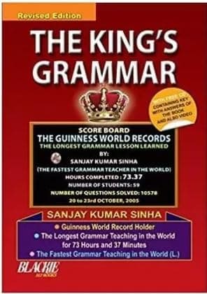 THE KINGS GRAMMAR BY SANJAY KUMAR SINHA