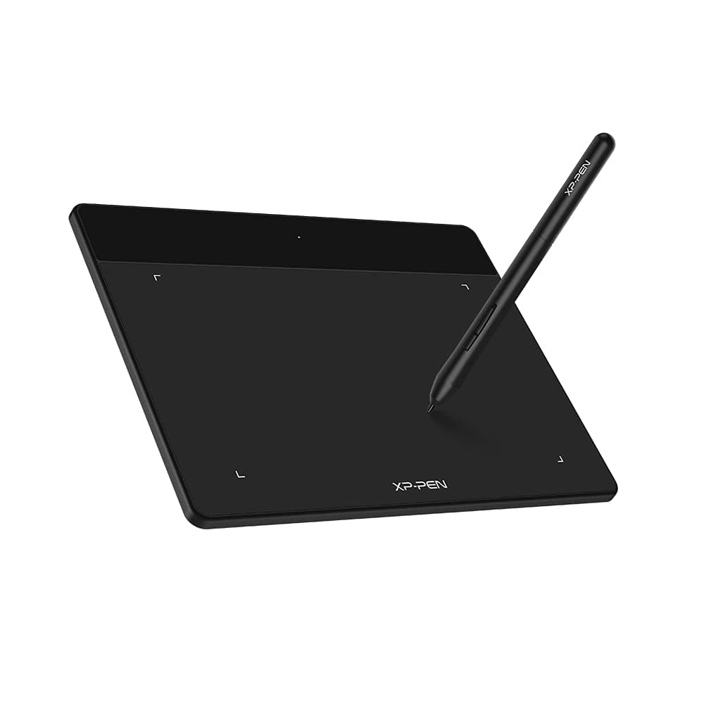 XP-PEN Deco Fun S 8192 Levels Passive Stylus Graphic Tablet with 60° Tilt, 6 x 4 Inch Drawing Tablet for Remote Learning or Playing OSU – Classic Black