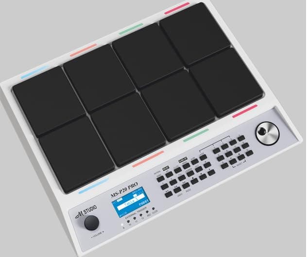 M-studio MS P20 PRO White Digital Percussion Octapad