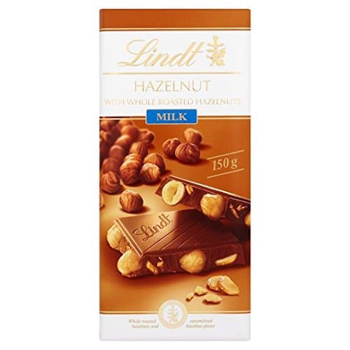 Lindt Milk Chocolate Hazelnut Bar 150g