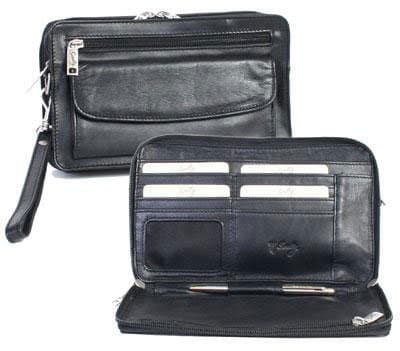 Scully Leather Man Bag Black