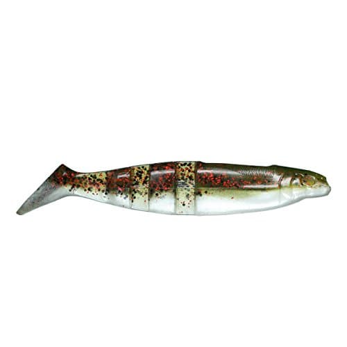 Lake Fork Trophy Lures Live Magic Shad - Boot Tail 3.5" Watermelon Red Pearl 6 Ct Package