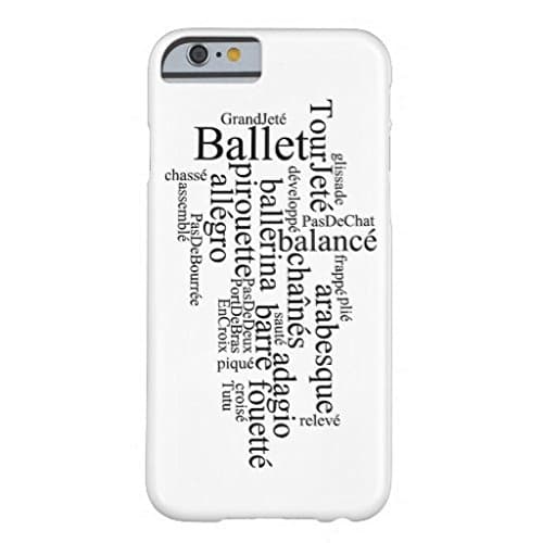 Phone covers for Iphone 5S/SE Case, Ballet Word Cloud Phone Case There Phone Case for Iphone 5S/SE Case