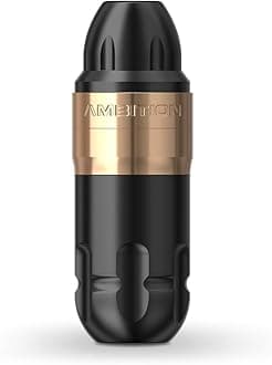 Shura Rotary Tattoo Machine with Advanced Stabilizing System - Short Tattoo Pen with Coreless Motor RCA Interface Tattoo Gun Supply for Professional Tattoo Artists