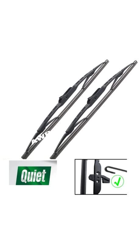 AWB Front Window Metal Type Wiper Blade Compatible with New Wagon r CNG,Exact Fit,Size-20"16"(Pack of 2)