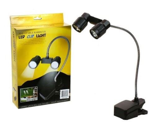 Barbecue Twin Led Clip Light Adjustable 15" Neck