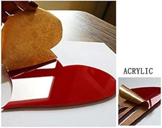 3D Tree Wall Stickers - Family Tree Wall Decor Black Trunk Picture Frame DIY Photo Frame Decals Family Frames Living Room (Red, XX-Large)