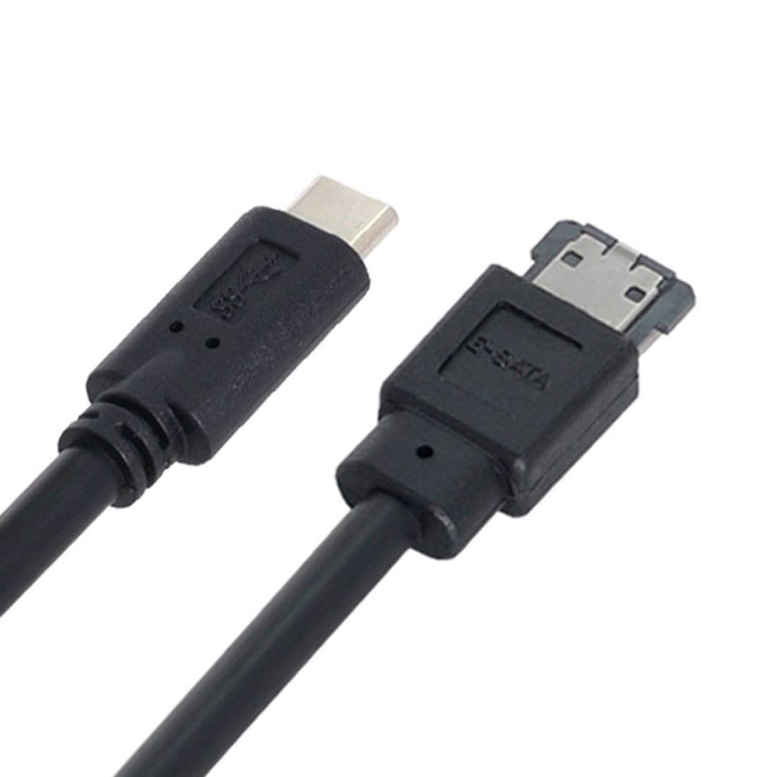 CY eSATA to USB C Cable USB Type C Male Host to eSATA eSATAp HDD Cable for Laptop PC