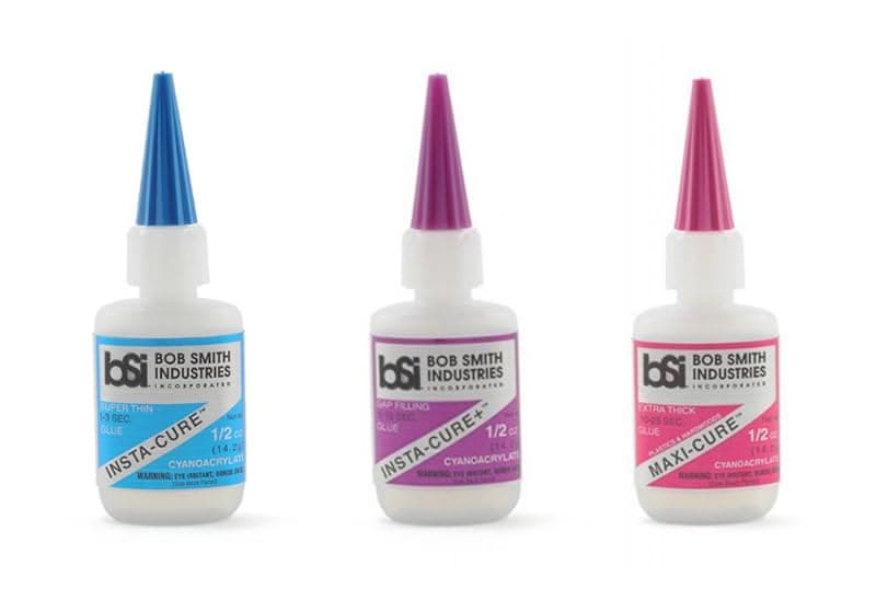 BSI Bob Smith Industries Super Thin Gap Fill MAXI Cure CA 1/2oz BSI101, BSI106, BSI111 - THREE PACK