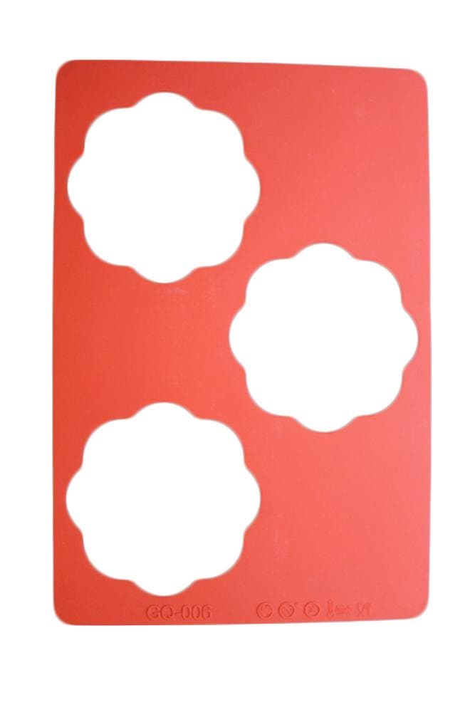 Chocolate Stencil Mould (GQ006, Silicone Anemone)