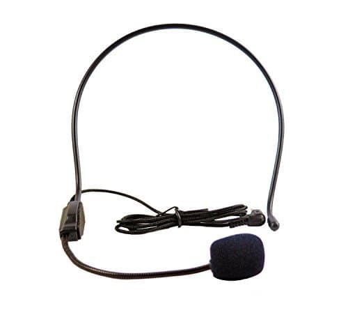 Headset Microphone, Flexible Wired Boom (Standard 3.5mm Connector Jack) for Voice Amplifier,Teachers, Speakers, Yoga Instructors, Coaches, Presentations, Seniors and Tour Guides(Set of 2)