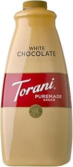 TORANI WHITE CHOCOLATE SAUCE 64 OZ.