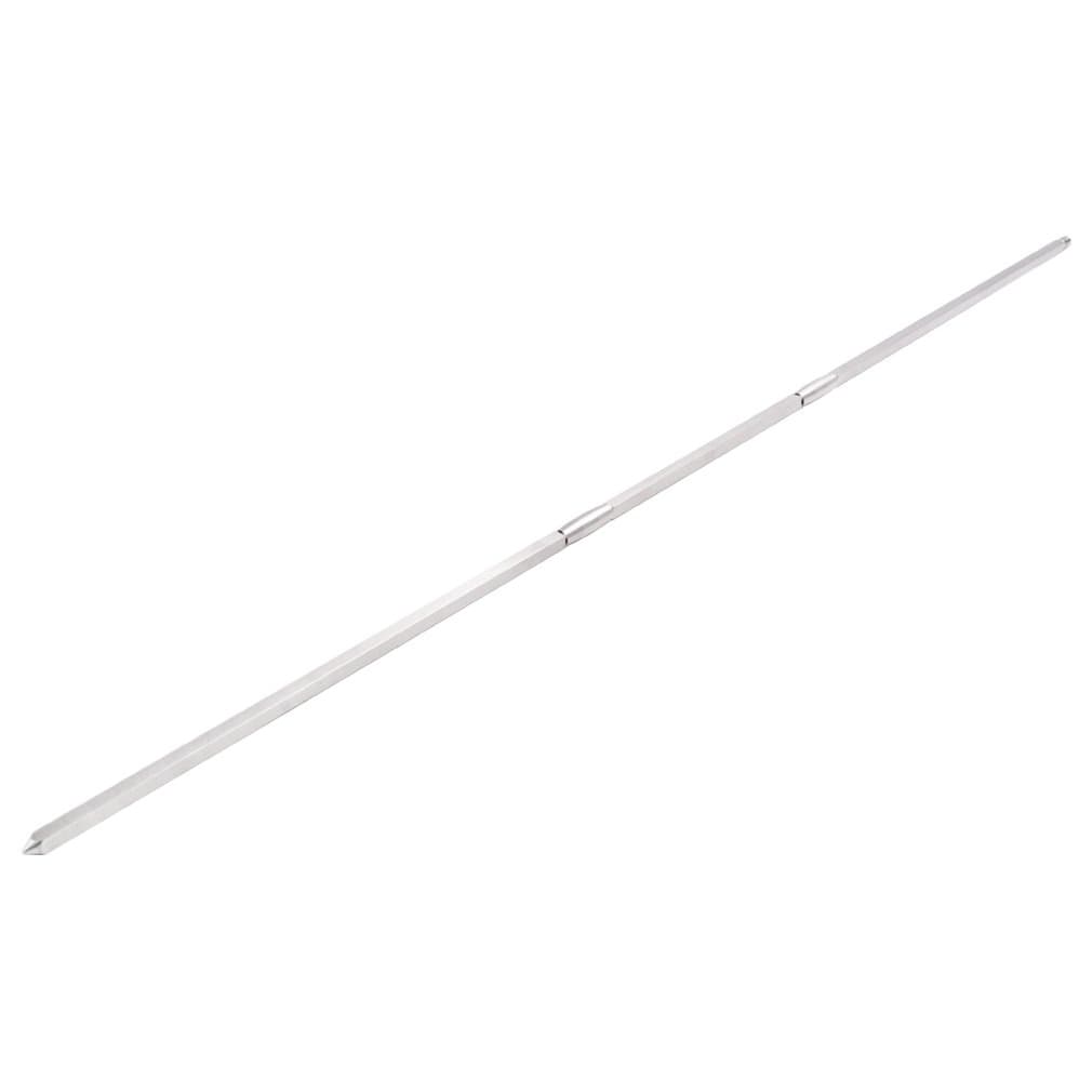 28-37'' x 5/16'' Universal Square 304 Stainless Steel Grill Rotisserie Spit Rod