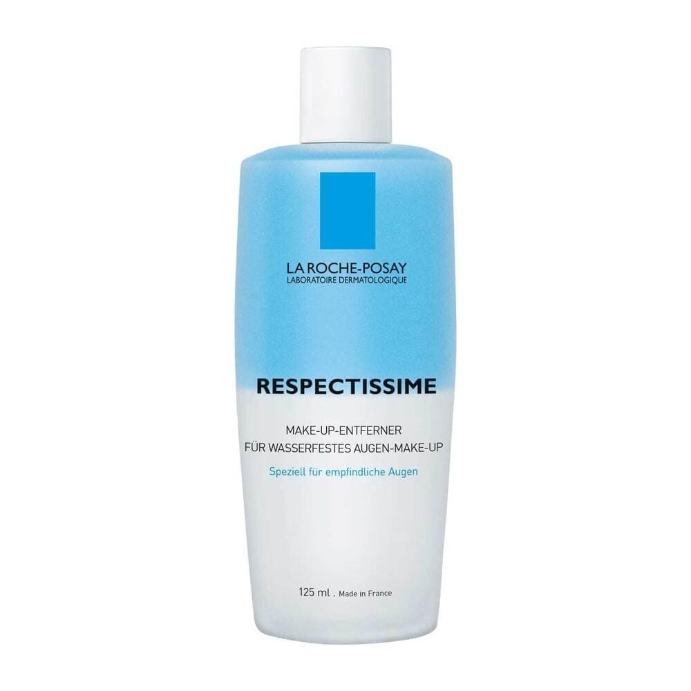 La Roche-Posay Respectissime Waterproof Eye Makeup Remover, Won't Irritate Sensitive Skin, Fragrance Free, 4.2 Fl Oz