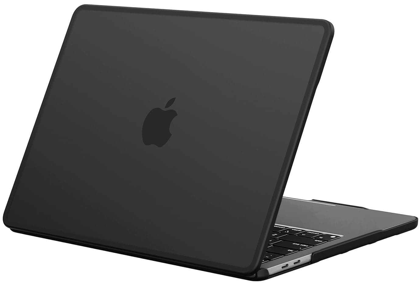 BlueSwan Anti-Cracking Hard Shell Case for MacBook Pro 13 inch, M2/M1 2026 2022-2017 A2338 A2289 A2251 A2159 A1989 A1706 A1708, Scratch Resistant & Drop-Protection Soft TPU Bumper, Frosted Black