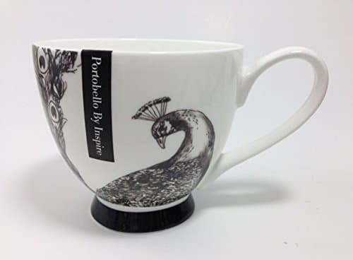 Portobello Peacock Elegance Fine Bone China Cup