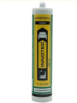 Innotec Adheseal Adhesive and Sealant Compound, 1 Cartridge, 290 ml, Black