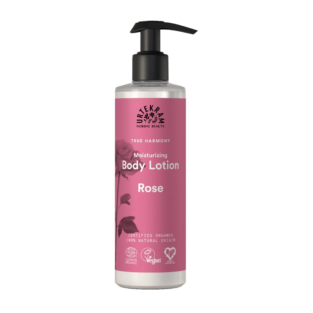 Organic Rose Body Lotion, 245 ml