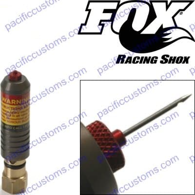 Fox Short Needle Valve for Refilling Nitrogen in Performance Series Shocks That Have A ReservoirThat Have A Reservoir