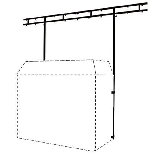 Gorilla DJ Booth Stand Overhead Lighting Gantry Kit